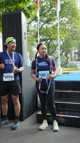 Race photo from KEMLU RUN 2025