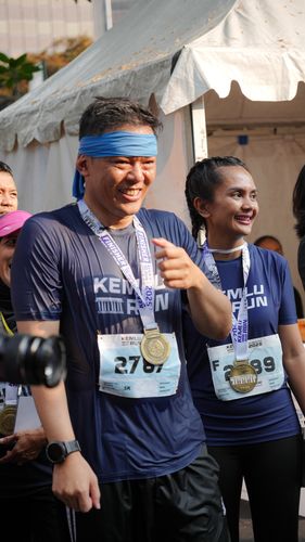Race photo from KEMLU RUN 2025