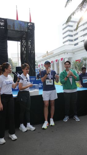 Race photo from KEMLU RUN 2025