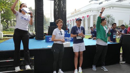 Race photo from KEMLU RUN 2025