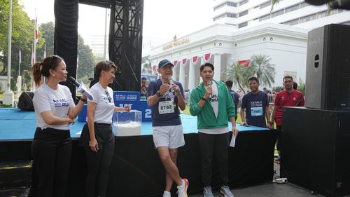 Race photo from KEMLU RUN 2025
