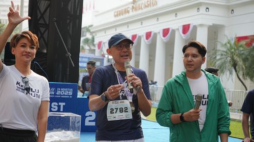 Race photo from KEMLU RUN 2025