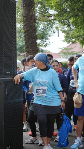 Race photo from KEMLU RUN 2025