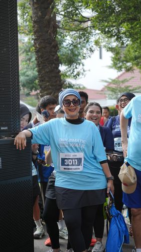 Race photo from KEMLU RUN 2025