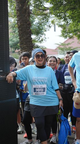 Race photo from KEMLU RUN 2025