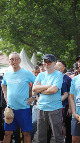 Race photo from KEMLU RUN 2025