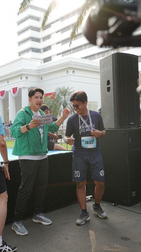 Race photo from KEMLU RUN 2025