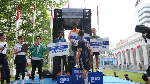 Race photo from KEMLU RUN 2025