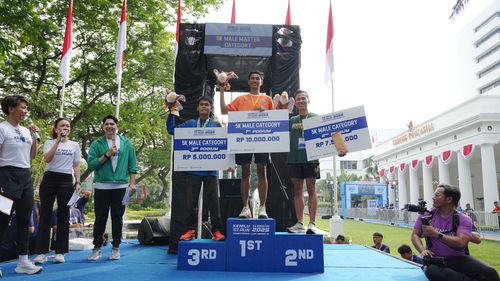 Race photo from KEMLU RUN 2025