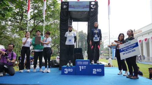 Race photo from KEMLU RUN 2025
