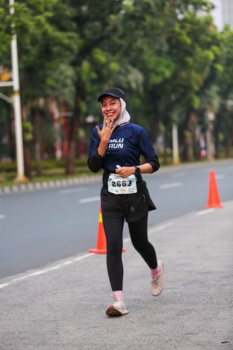 Race photo from KEMLU RUN 2025