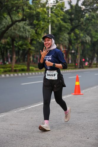 Race photo from KEMLU RUN 2025