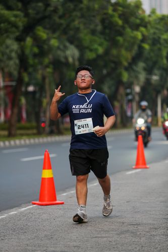 Race photo from KEMLU RUN 2025