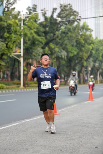 Race photo from KEMLU RUN 2025