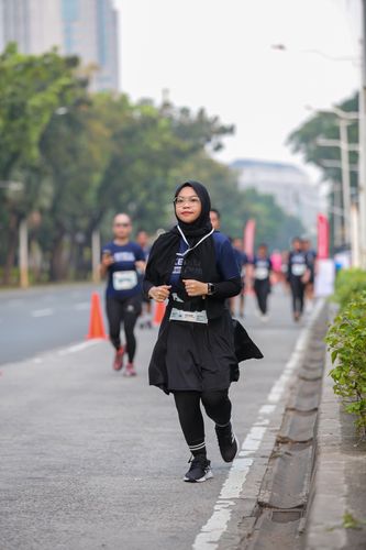 Race photo from KEMLU RUN 2025