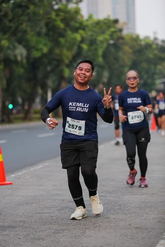 Race photo from KEMLU RUN 2025