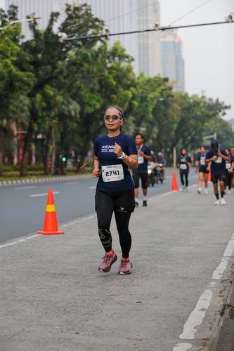Race photo from KEMLU RUN 2025