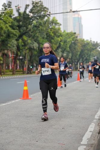 Race photo from KEMLU RUN 2025