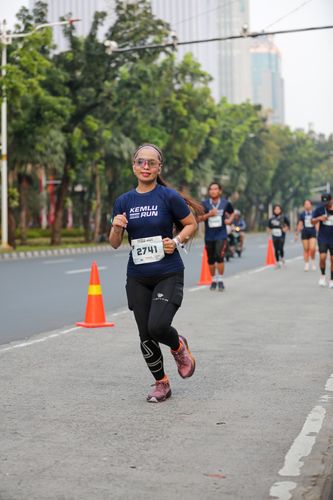 Race photo from KEMLU RUN 2025