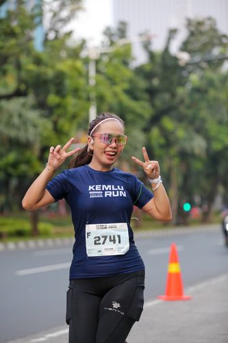 Race photo from KEMLU RUN 2025