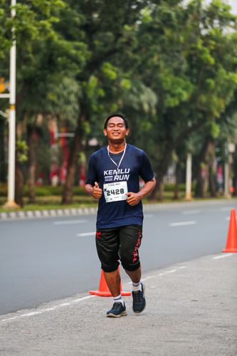 Race photo from KEMLU RUN 2025