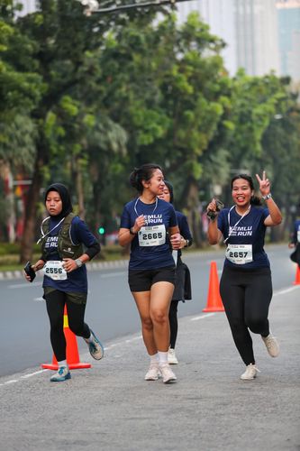 Race photo from KEMLU RUN 2025