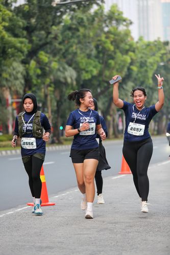 Race photo from KEMLU RUN 2025