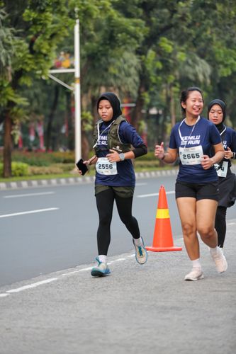 Race photo from KEMLU RUN 2025