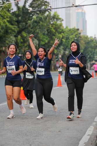 Race photo from KEMLU RUN 2025