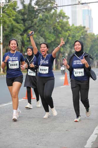 Race photo from KEMLU RUN 2025