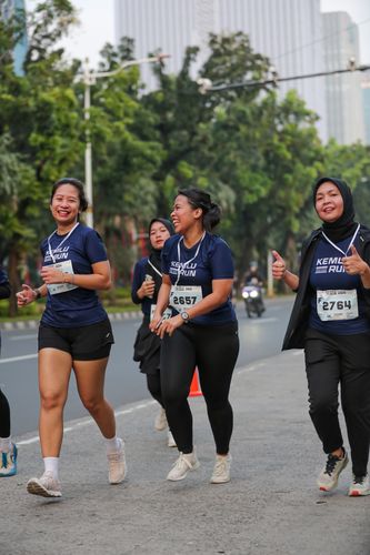Race photo from KEMLU RUN 2025
