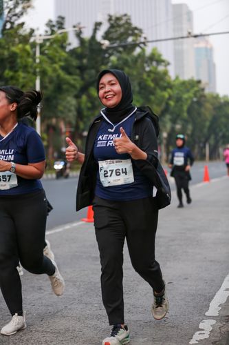 Race photo from KEMLU RUN 2025