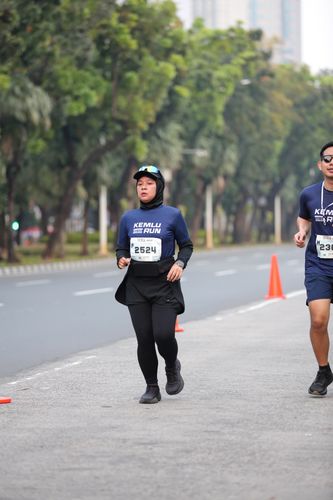 Race photo from KEMLU RUN 2025