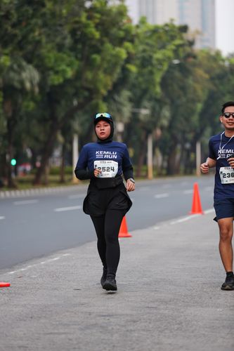 Race photo from KEMLU RUN 2025