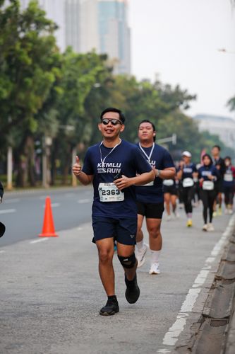 Race photo from KEMLU RUN 2025