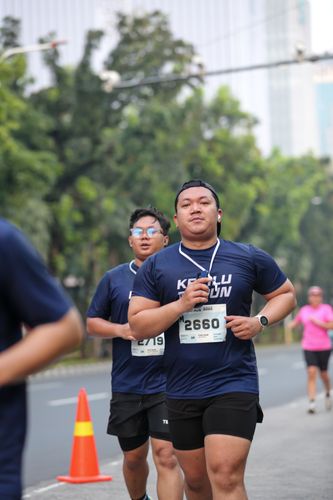 Race photo from KEMLU RUN 2025