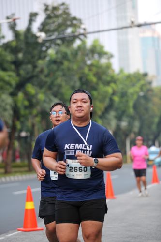 Race photo from KEMLU RUN 2025