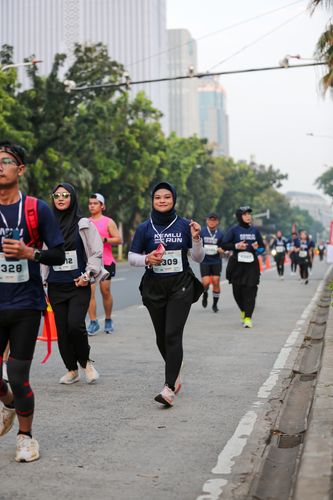 Race photo from KEMLU RUN 2025