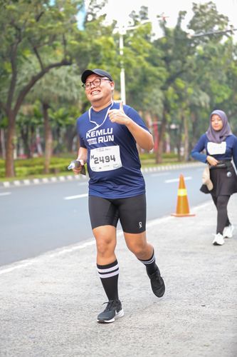 Race photo from KEMLU RUN 2025