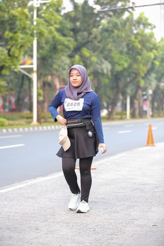 Race photo from KEMLU RUN 2025