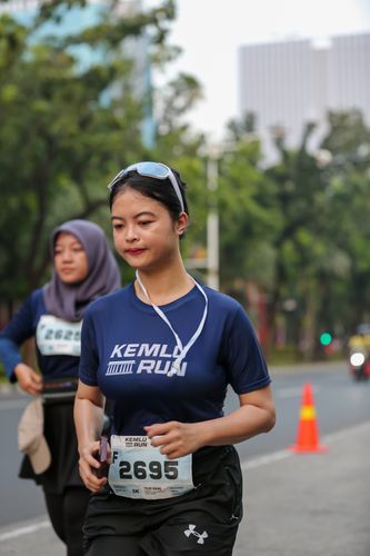Race photo from KEMLU RUN 2025