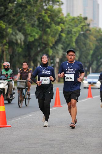 Race photo from KEMLU RUN 2025