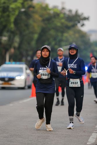 Race photo from KEMLU RUN 2025