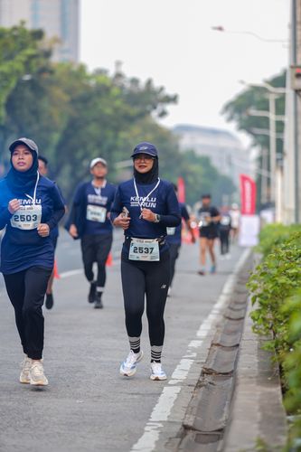 Race photo from KEMLU RUN 2025