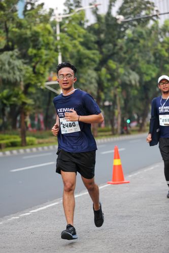 Race photo from KEMLU RUN 2025