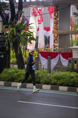 Race photo from KEMLU RUN 2025