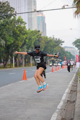 Race photo from KEMLU RUN 2025
