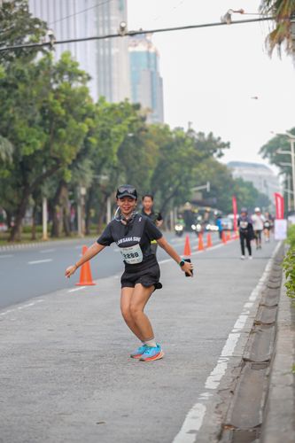 Race photo from KEMLU RUN 2025