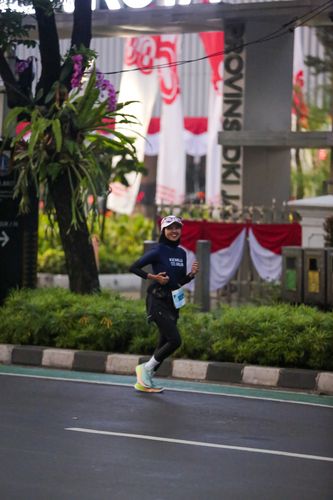Race photo from KEMLU RUN 2025
