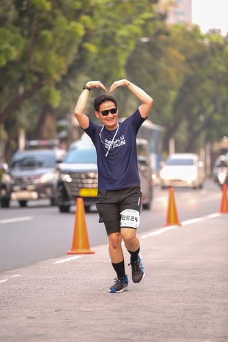 Race photo from KEMLU RUN 2025